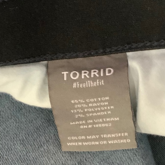 Torrid Sky High Kick Boot Dark Wash Plus Size 30 - Picture 8 of 9